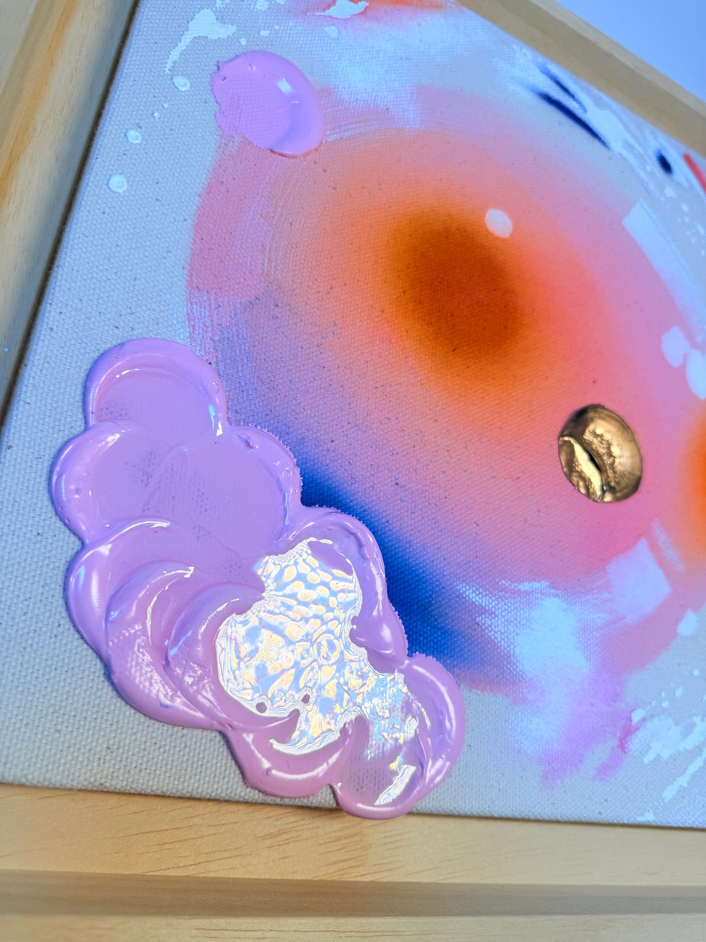 Mini: Rosa, Orange & Blau"