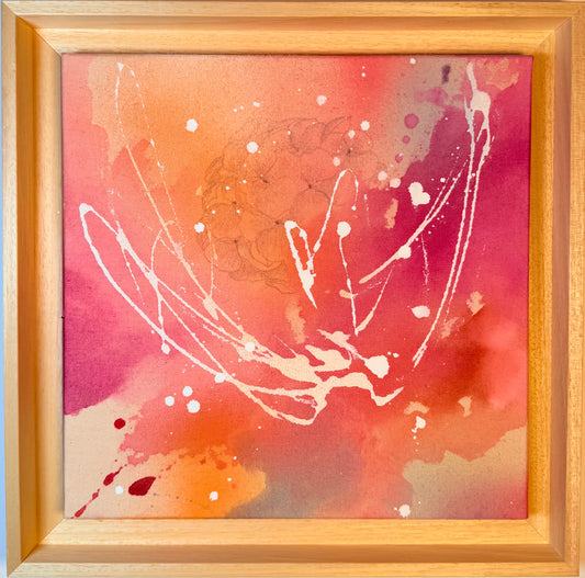 ,,Hortensie in der Mittagssonne"