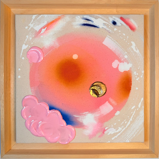 Mini: Rosa, Orange & Blau"