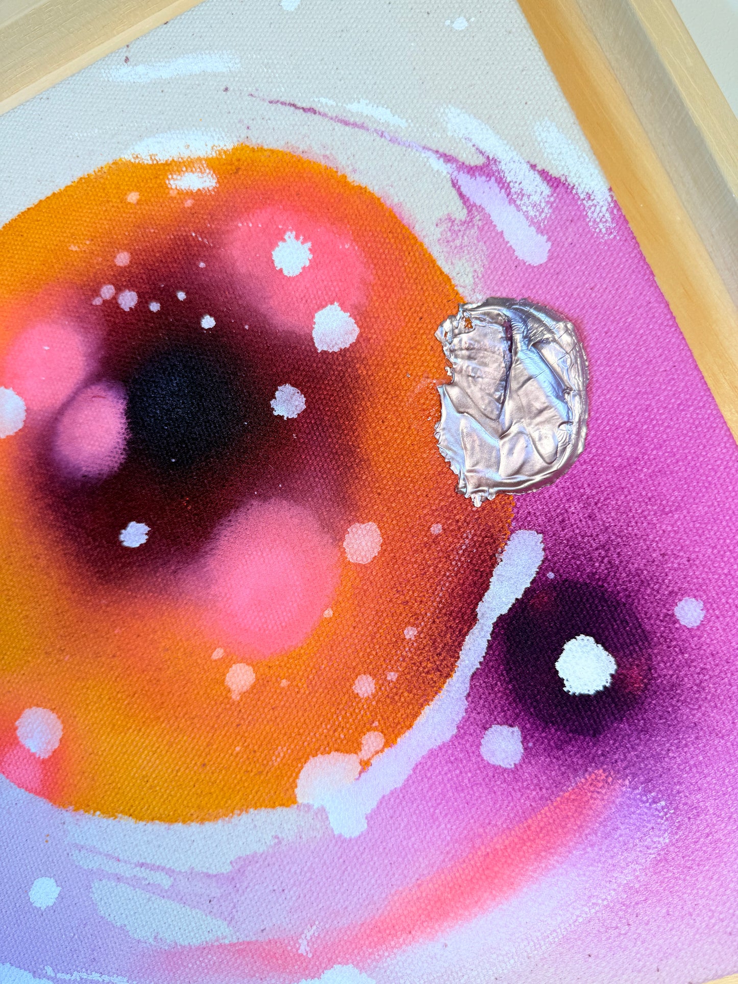 ,,Mini: Violett & Orange"